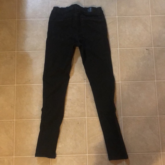 Black High Rise Skinny Jeans - Picture 5 of 6
